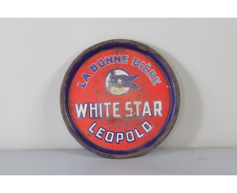Enamel - White Star - Sizes: D 315MM - Weight (K): 0,6kg - Condition: After checking â€“ accidents- no restoration - no repai