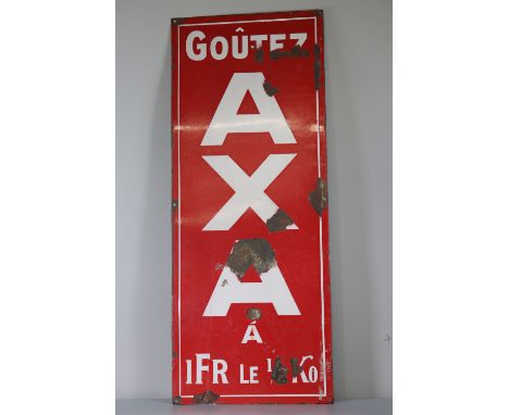 AXA - Sizes: H 1000mm L400mm - Weight (K): 4,05kg - Condition: After checking â€“ accidents- no restoration - no repair