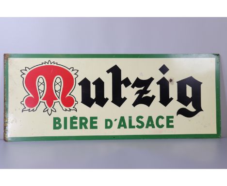 France - Mulzig, Beer from Alsace - Sizes: H =395mm L =995mm - Weight (K): 1,42kg - Condition: After checking â€“ wear/worn/p
