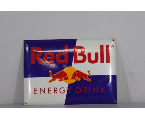 Belgium plaque "RED BULL" Â± 1990 - Sizes: H350MM L500MM - Weight (K): 1,7kg - Condition: at first glance - good condition - 