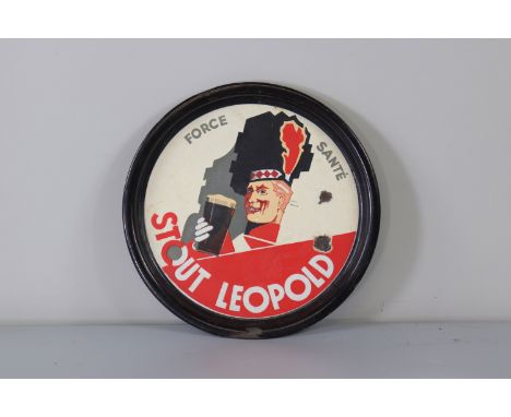 Enamel - STOUT LEOPOLD - Sizes: D 315MM - Weight (K): 0,7kg - Condition: After checking â€“ accidents- no restoration - no re