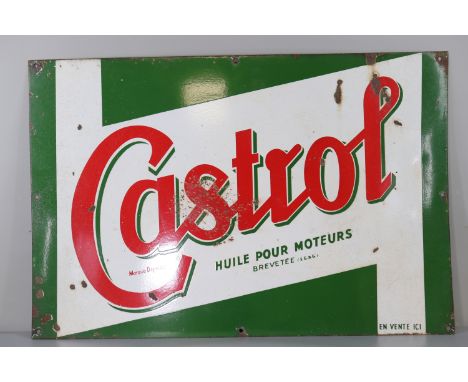 CASTROL - Sizes: H600MM L900MM - Weight (K): 4,4kg - Condition: After checking â€“ wear/worn/patina of use- no restoration - 