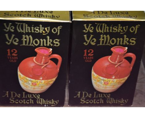 Ye Whisky of Ye Monks - two boxed 12-year old deluxe Scotch Whisky