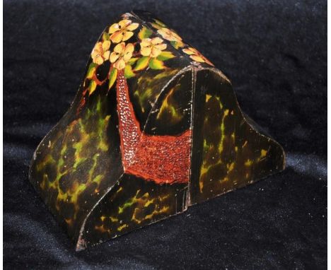 Vintage Australian pokerwork bookends