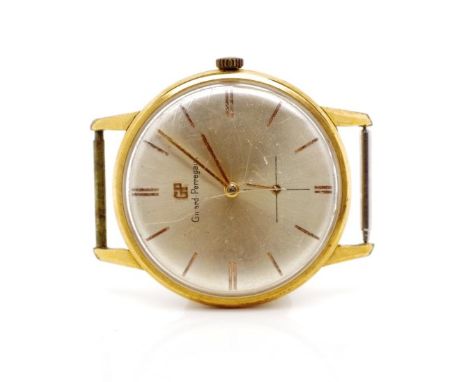 Girard Perregaux manual wind watch circa 1960s. With subsidiary seconds dial, applied baton marks, gold plated steel case. Ap