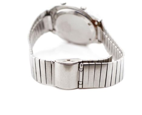 Seiko World Time digital watch ref A358 5000. Circa 1980s. Approx case width 33.5mm, not working