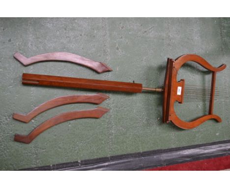 A Regency style mahogany tripod music stand