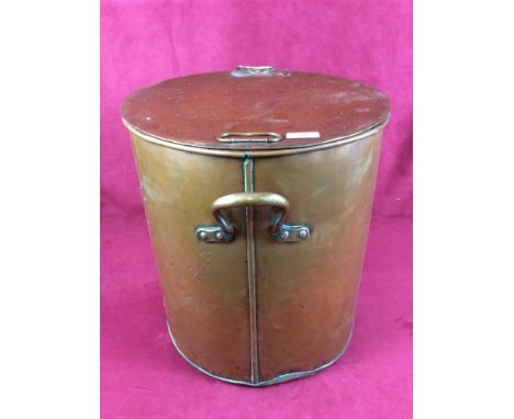 A vintage copper boiler