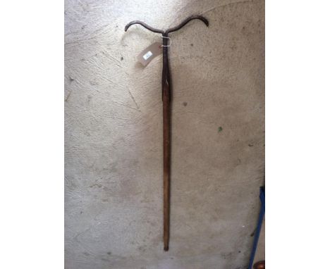 A vintage shepherds dipping crook