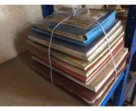 A collection of various old automobile manuals