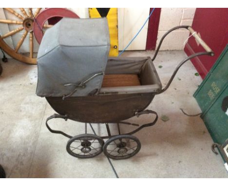 A vintage doll's pram