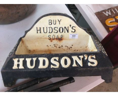 A "Hudsons Soap" advertising dog drinking trough AF