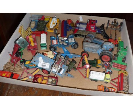 Dinky Toys Lunar Roving Vehicle, and a quantity of assorted Matchbox, Corgi and Dinky, all played with 