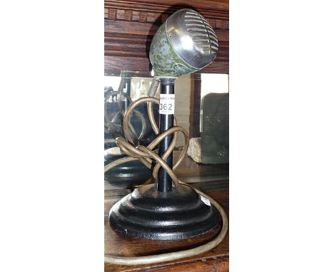 1930s American microphone model no. 520, made by Shure Brothers of Illinois 