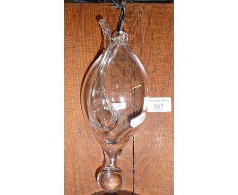 Swedish glass ship's barometer