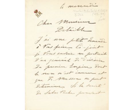 GRAND DUKE NICHOLAS MIKHAILOVICH: (1859-1919) Grand Duke of Russia, grandson of Tsar Nicholas I. Nicholas was an eminent Hist