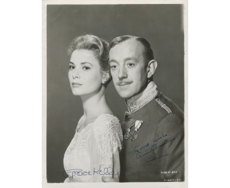 KELLY &amp; GUINNESS: KELLY GRACE (1929-1982) American Actress, later Princess of Monaco &amp; GUINNESS ALEC (1914-2000) Engl