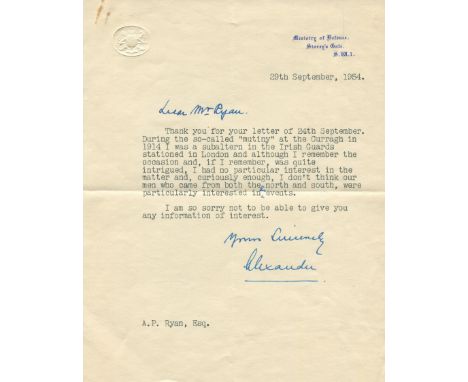 WORLD WAR II: Selection of T.Ls.S., A.L.S. (1) etc., by various British military, naval and air force personnel associated wi