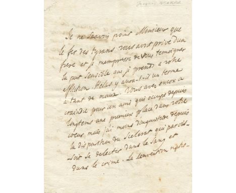 NECKER JACQUES: (1732-1804) Swiss Banker &amp; Finance Minister 1777-81 under Louis XVI. Some of his decisions have been late