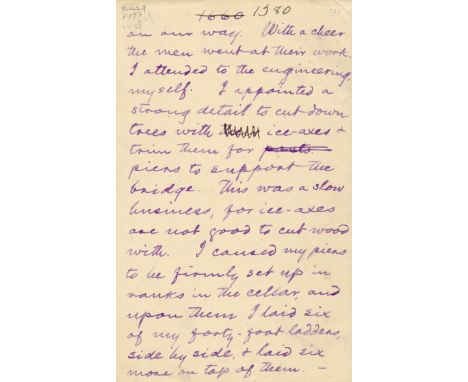 TWAIN MARK: (1835-1910) American Writer. Born Samuel Langhorne Clemens, Mark Twain being his pen name, and best known for his