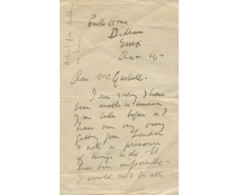 BRITISH ARTISTS: Selection of A.Ls.S., a few signed postcard reproductions etc., by various British painters, sculptors, illu