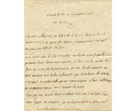 MALESHERBES GUILLAUME-CHRÉTIEN DE LAMOIGNON DE: (1721-1794) French Statesman. Counsel for the defense of Louis XVI, he had th