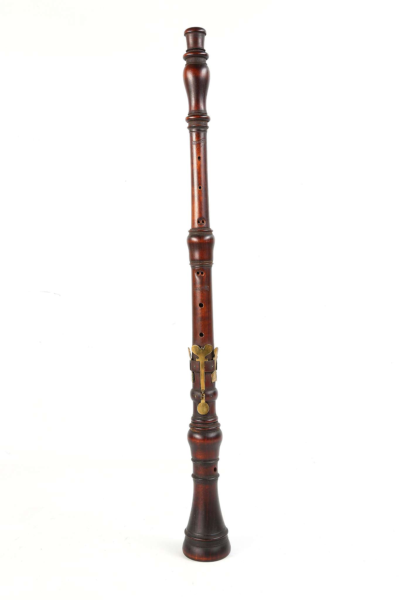 Baroque Oboe by P. De Koningh stained boxwood. In original good condition.