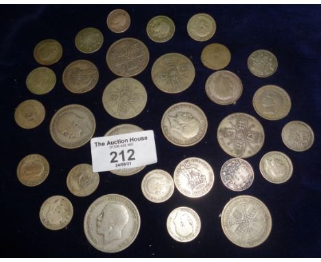 Quantity of English silver coins