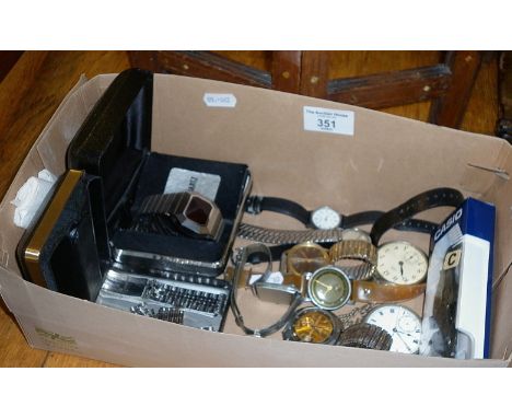 Collection of assorted gent's wrist watches and 2 stop watches, makers inc. Imado, Quartz, Smiths, Ingersoll, Emperor, Casio,