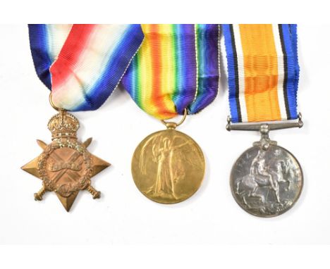A WWI Medal trio awarded to 24235 Pte. C.H. Johnson Manch. R.&nbsp;