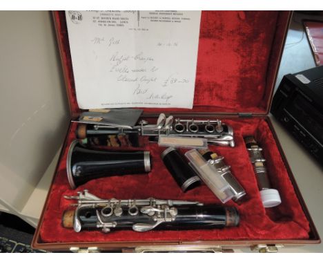 A 1970s clarinet, Evette Buffet Campon, and hard case