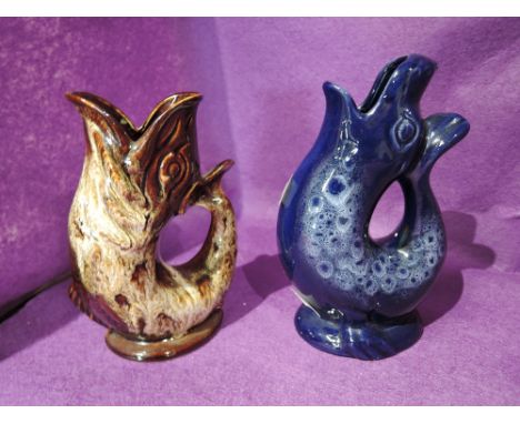 Two vintage ceramic vase from Cornwall Fosters studio and Kernewek