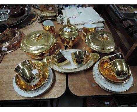 A vintage part tea service by Royal Worcester