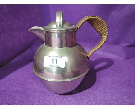 An early arts and crafts teapot by T H Winder and co, Windermere 