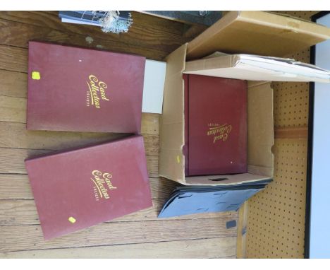 Two albums of Card Collectors Society reproduction cigarette cars, and other loose cards and albums from the series