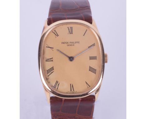 Patek Philippe, an 18ct wristwatch with certificate, reference number 3546, movement 1211098, dated 11th December 1971, the d