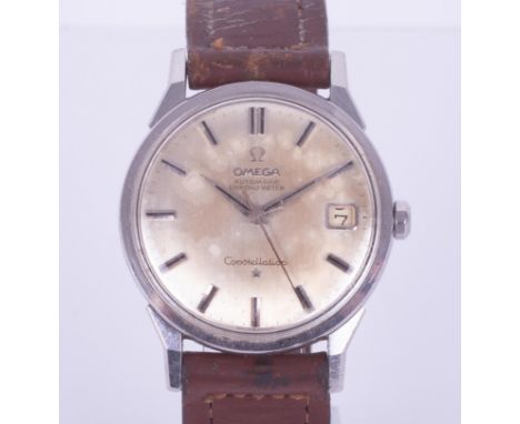Omega, a vintage gent's automatic Constellation chronometer with date. Condition reports are offered as a guide only and we h