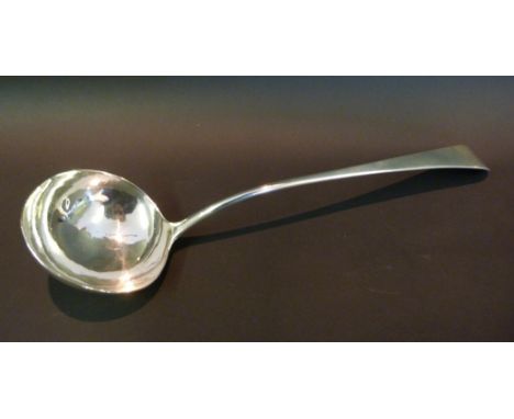 An Early Georgian London Silver Ladle, 32cms long
