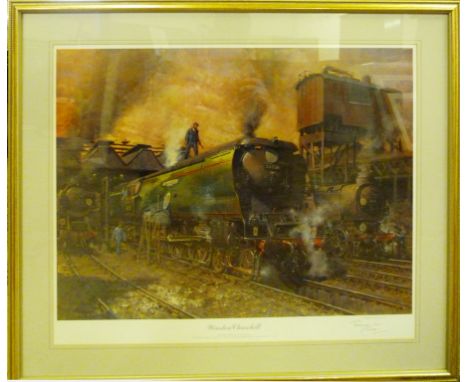 Terence Tenison Cuneo, 1907 - 1996
WINSTON CHURCHILL
Signed in pencil, 55 x 68 cms