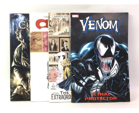 COLLECTION OF GRAPHIC VOLUMES, including Venom, Chew, League of Extraordinary Gentlemen, Texas Chainsaw Massacre, Wanted, Kic