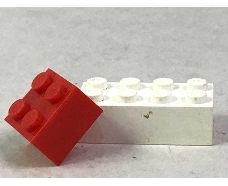 LEGO SYSTEMS, VINTAGE SET, boxed and with Lego play board