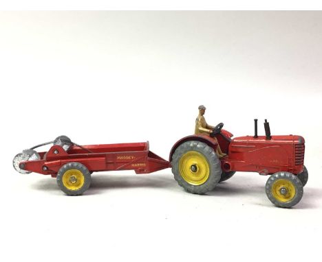 DINKY TOYS NO. 1 FARM GEAR GIFT SET, comprising tractor and farm machinery, in original box