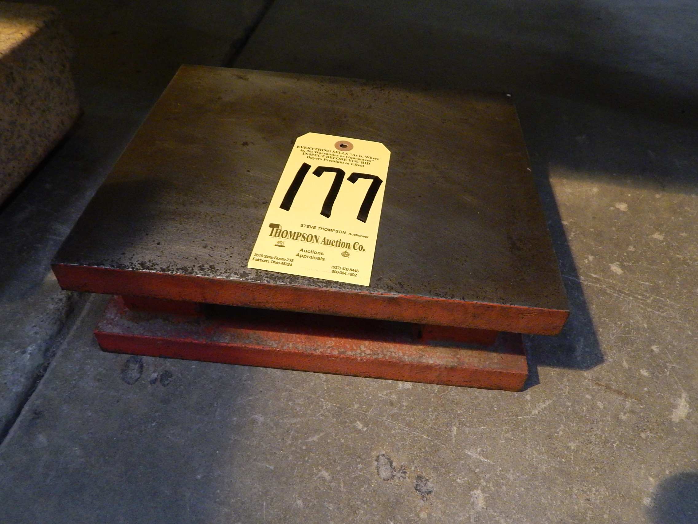 Steel Surface Plate, 10 In. X 12 In.