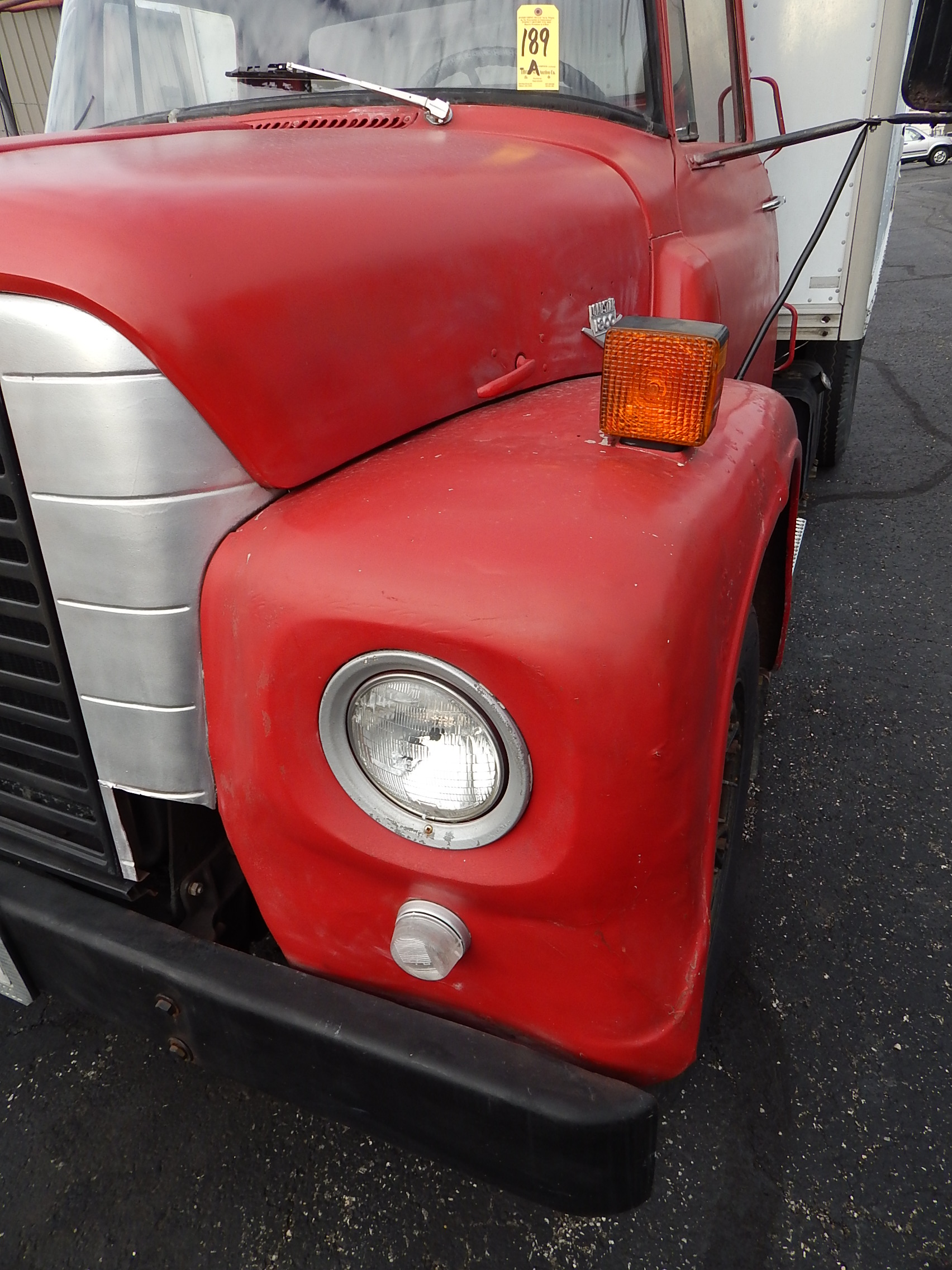 1969 International Loadstar 1800 Single Axle Box Truck, VIN