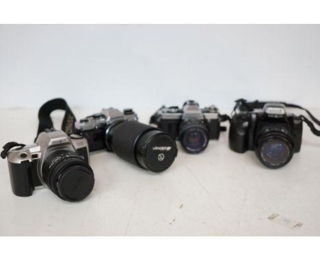 Olympus OM10, Fujica AX-5 & Minolta x2