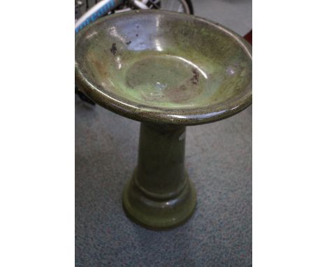 Early 20th century ceramic bird bath 