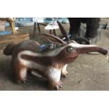 Ride-On Anteater, Approx. Height 0.5m, Approx. Length 1.8m, Gross Weight 40.5kg, constructed from