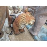 Ride-On Saber-Tooth Tiger, Approx. Height 0.5m, Approx. Length 1.6m, Gross Weight 38kg,