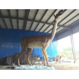 Animatronic Long-Necked Camel, Dimensions Approx. Height 7m, Length 7.5m, Gross Weight 1187kg.