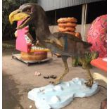 Animatronic Titanus, Dimensions Approx. Height 1.6m, Length 2.5m, Gross Weight 61kg. Constructed